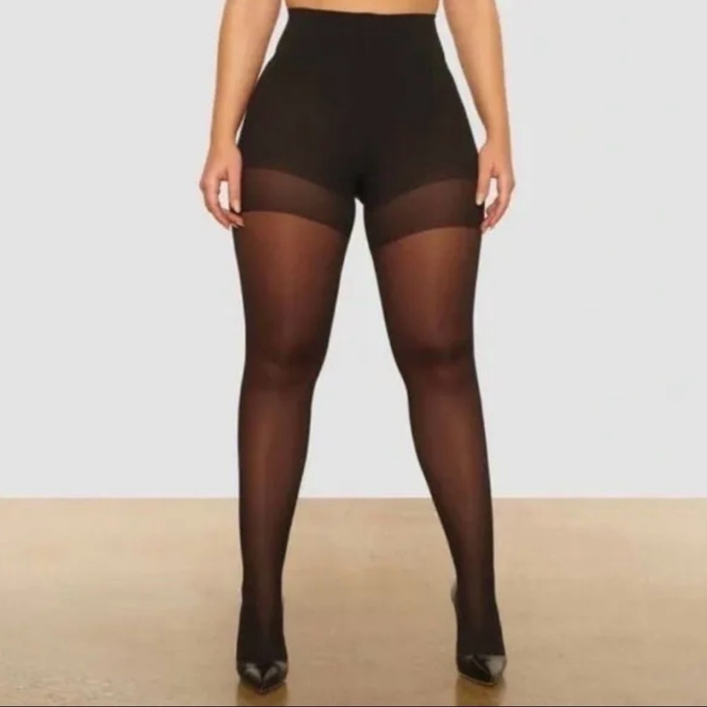 SKIMS Onyx Full Control Tights Size XXS NWT